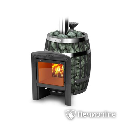 Дровяная банная печь TMF Саяны II Carbon Витра ЗК в Петропавловске-Камчатском