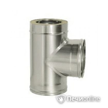 Дымоход Дымок Тройник 90° с изоляцией 0.5 мм. ТRFR90 150/230 в Петропавловске-Камчатском