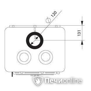 Отопительно-варочная печь Ferguss Magma cook side door в Петропавловске-Камчатском