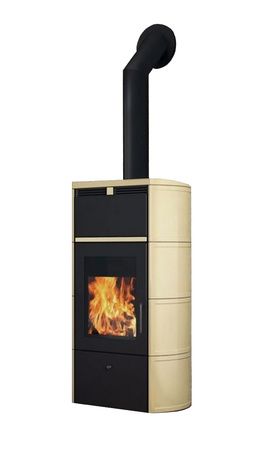 Печь-камин Edilkamin Flamma 24 kw V.A. Pergamena с Т/О в Петропавловске-Камчатском