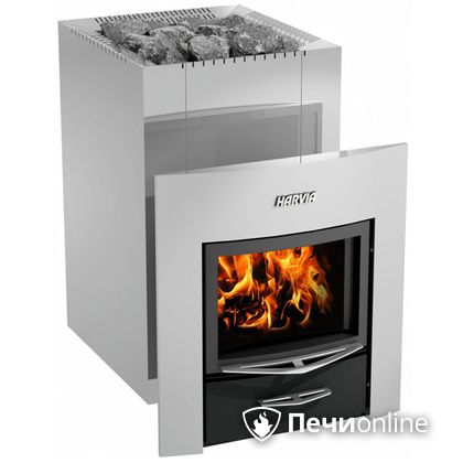 Дровяная банная печь Harvia 22 Duo Steel (Wk220) в Петропавловске-Камчатском